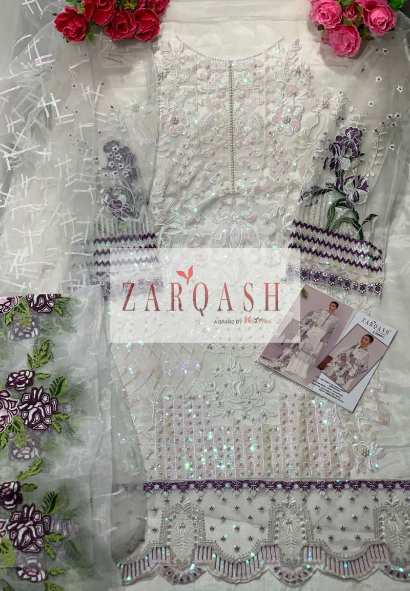 Zarqash Jihan Vol 2 Butterfly Net Fancy Designer Pakistani Style Party Wear Salwar Suits