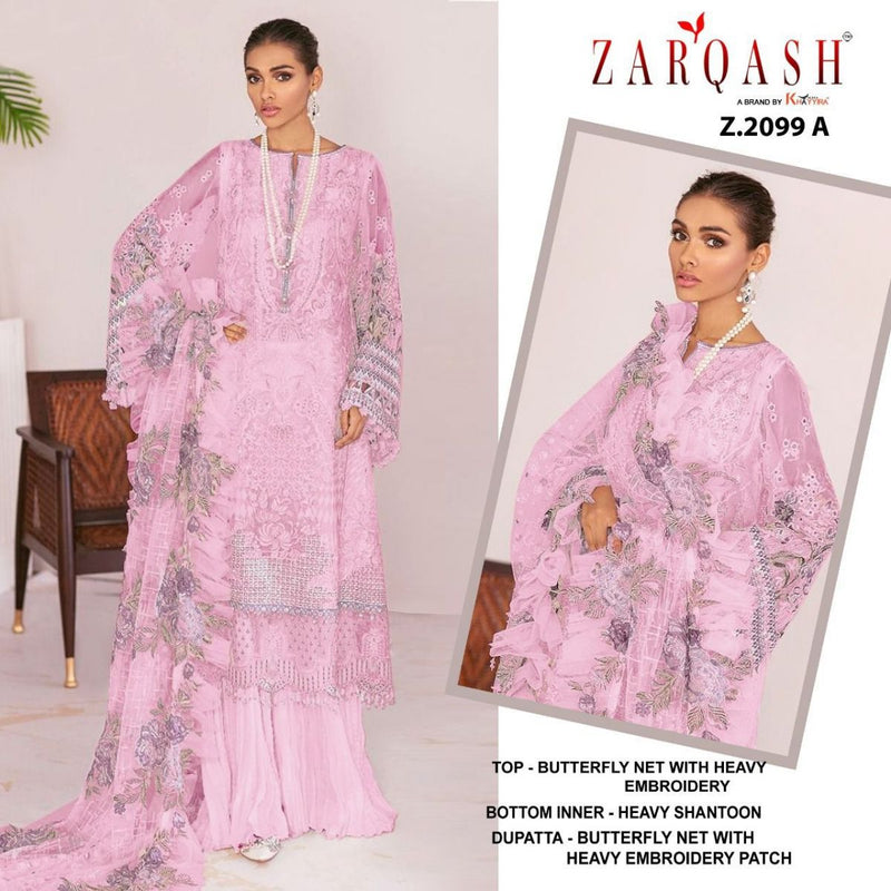 Zarqash Jihan Vol 2 Butterfly Net Fancy Designer Pakistani Style Party Wear Salwar Suits