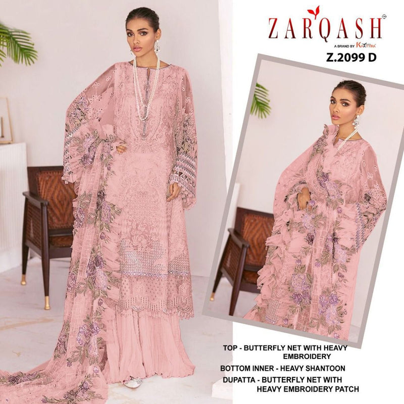 Zarqash Jihan Vol 2 Butterfly Net Fancy Designer Pakistani Style Party Wear Salwar Suits
