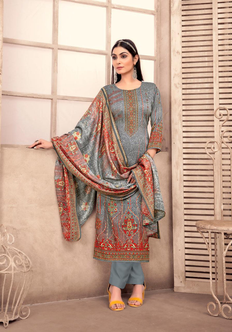 Shiv Gori Jubaida Vol 8 Kashmiri Wool Stylish Designer Festive Wear Fancy Salwar Kameez