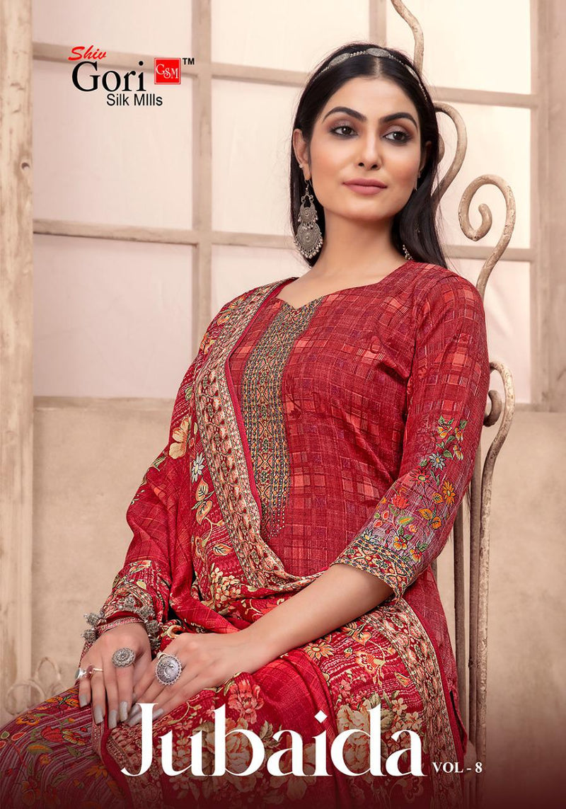 Shiv Gori Jubaida Vol 8 Kashmiri Wool Stylish Designer Festive Wear Fancy Salwar Kameez