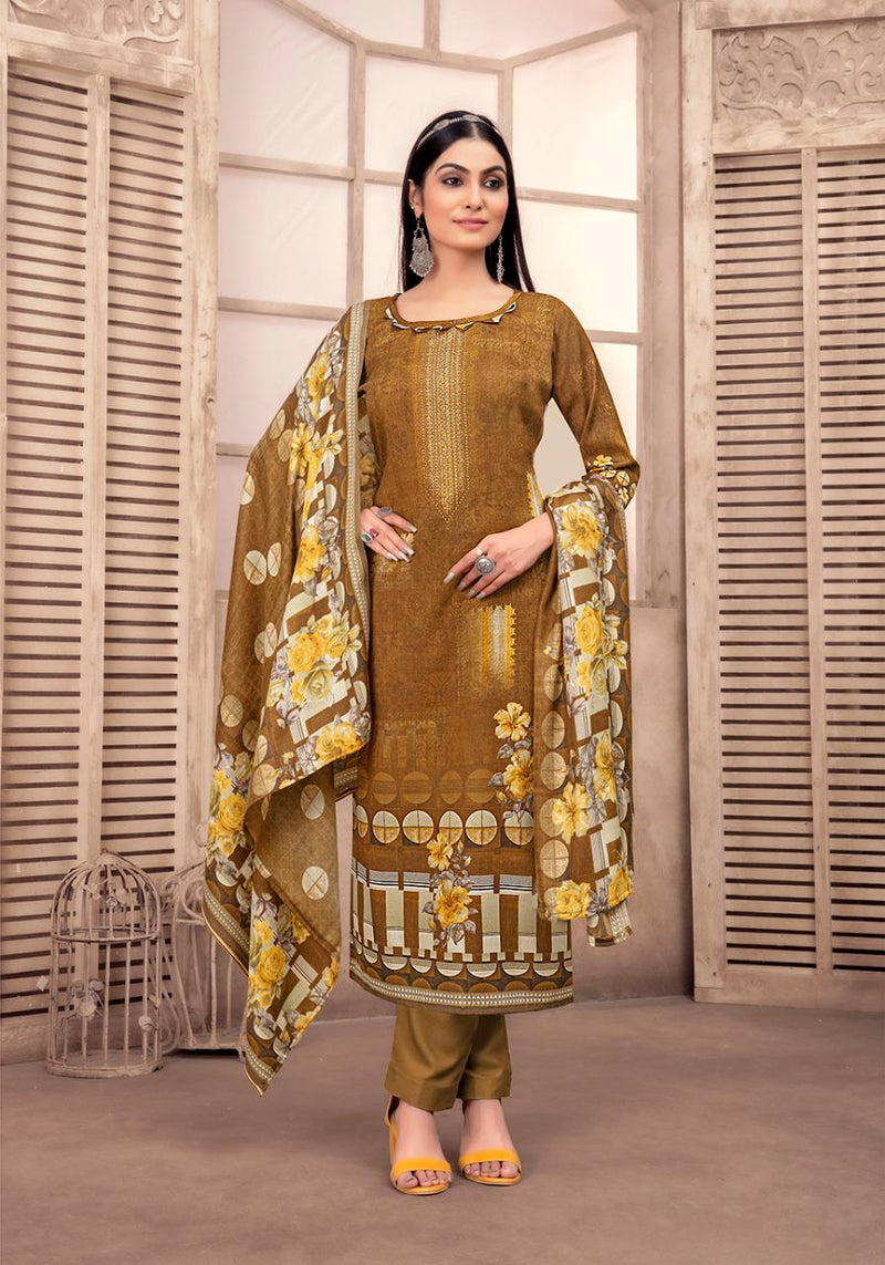 Shiv Gori Jubaida Vol 8 Kashmiri Wool Stylish Designer Festive Wear Fancy Salwar Kameez