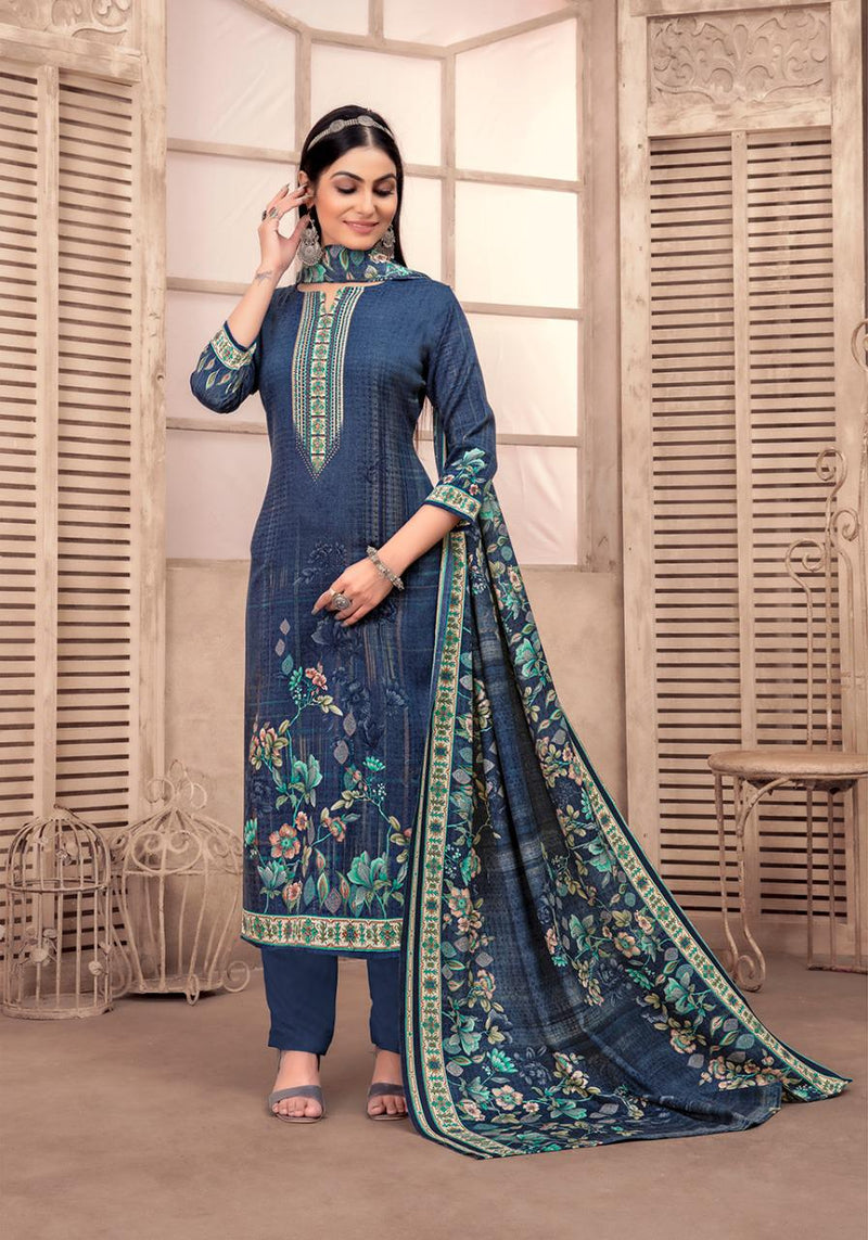 Shiv Gori Jubaida Vol 8 Kashmiri Wool Stylish Designer Festive Wear Fancy Salwar Kameez