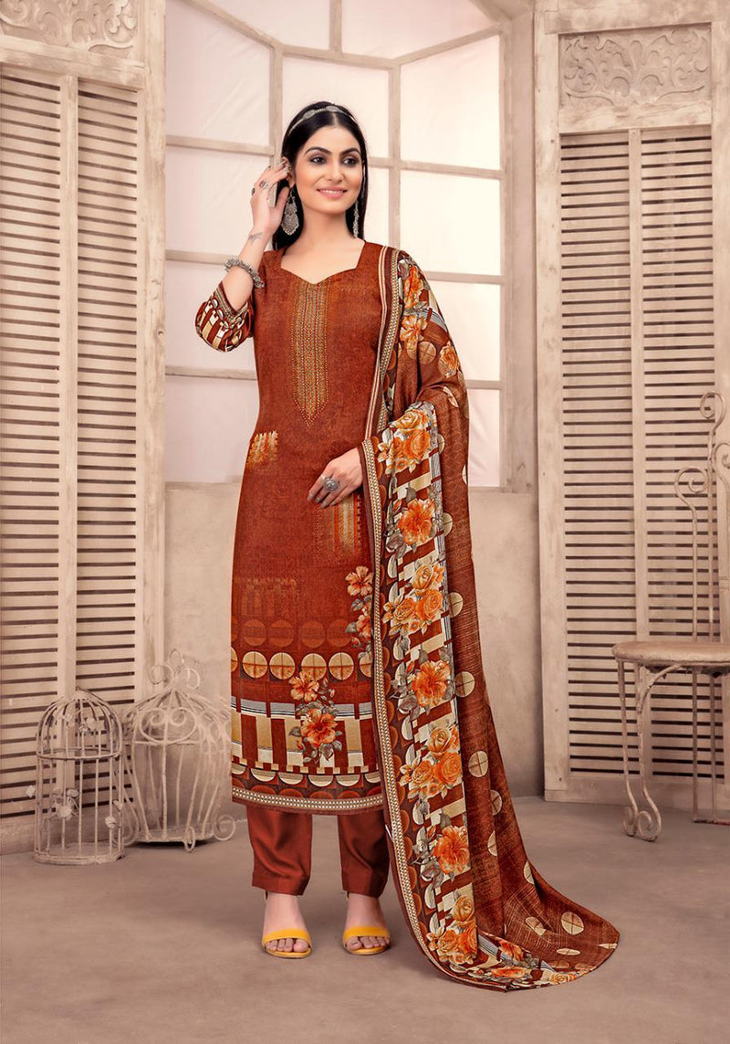 Shiv Gori Jubaida Vol 8 Kashmiri Wool Stylish Designer Festive Wear Fancy Salwar Kameez
