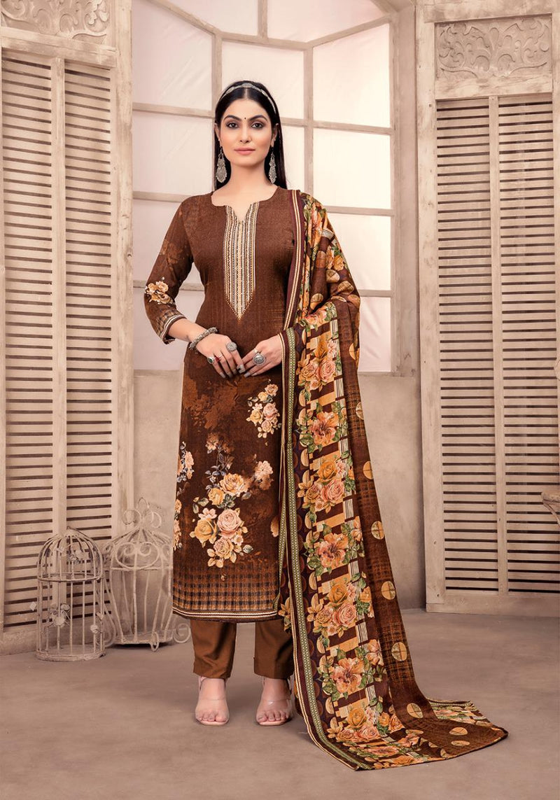Shiv Gori Jubaida Vol 8 Kashmiri Wool Stylish Designer Festive Wear Fancy Salwar Kameez