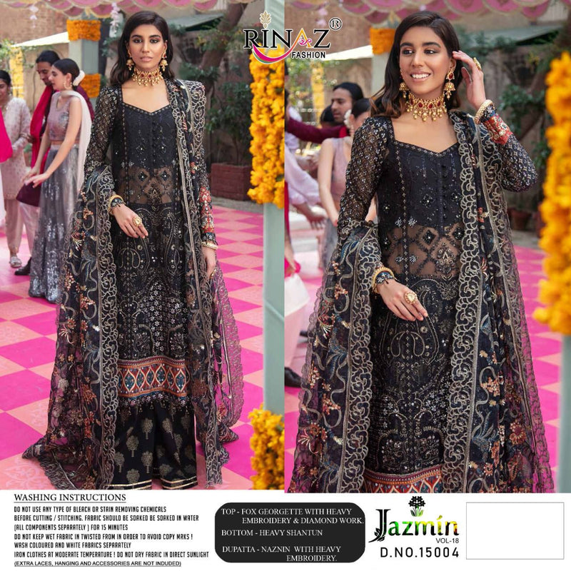 Rinaz  Jazmin Vol 18 Fox Georgtte Party Wear Salwar Suit