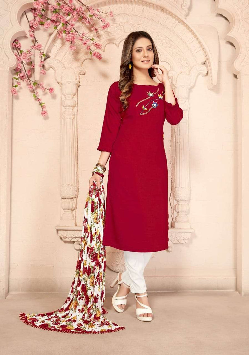 Jhala Impex Reeti Vol 4 Maslin Silk Fancy Kurti