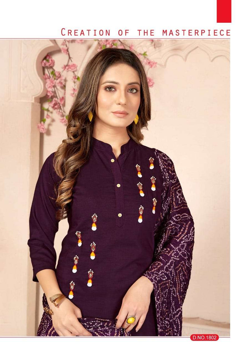 Jhala Impex Reeti Vol 4 Maslin Silk Fancy Kurti