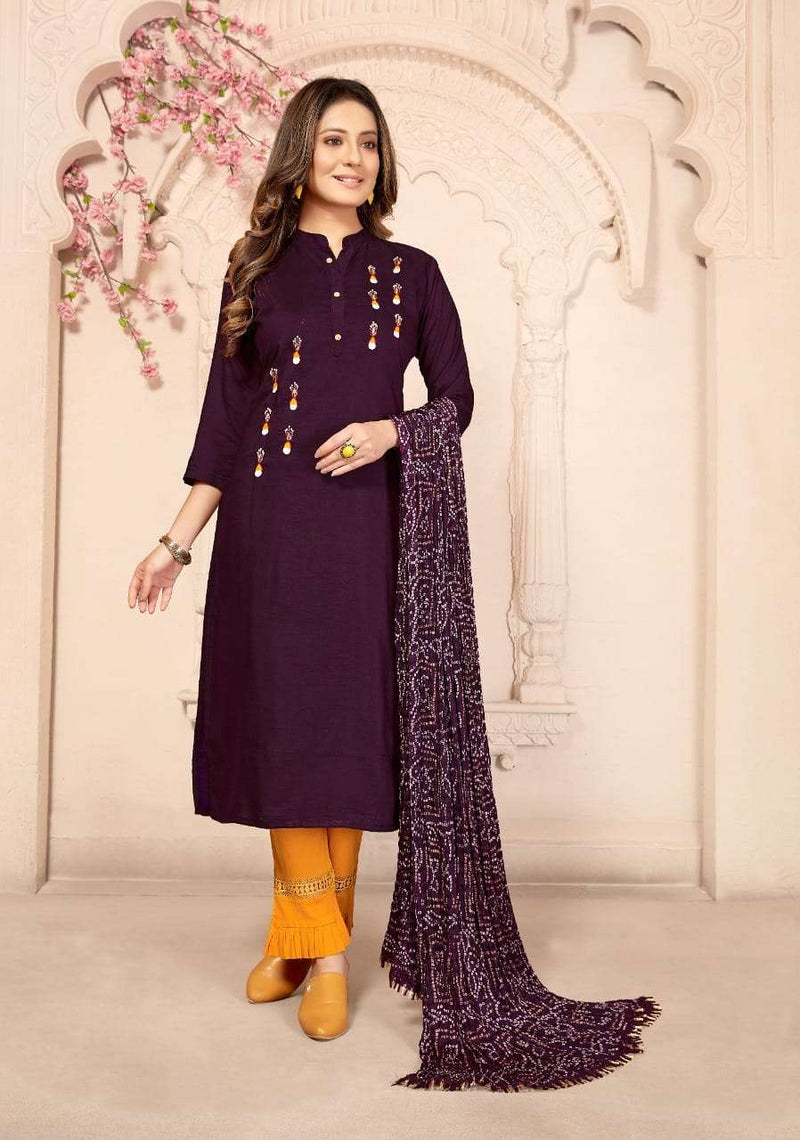 Jhala Impex Reeti Vol 4 Maslin Silk Fancy Kurti