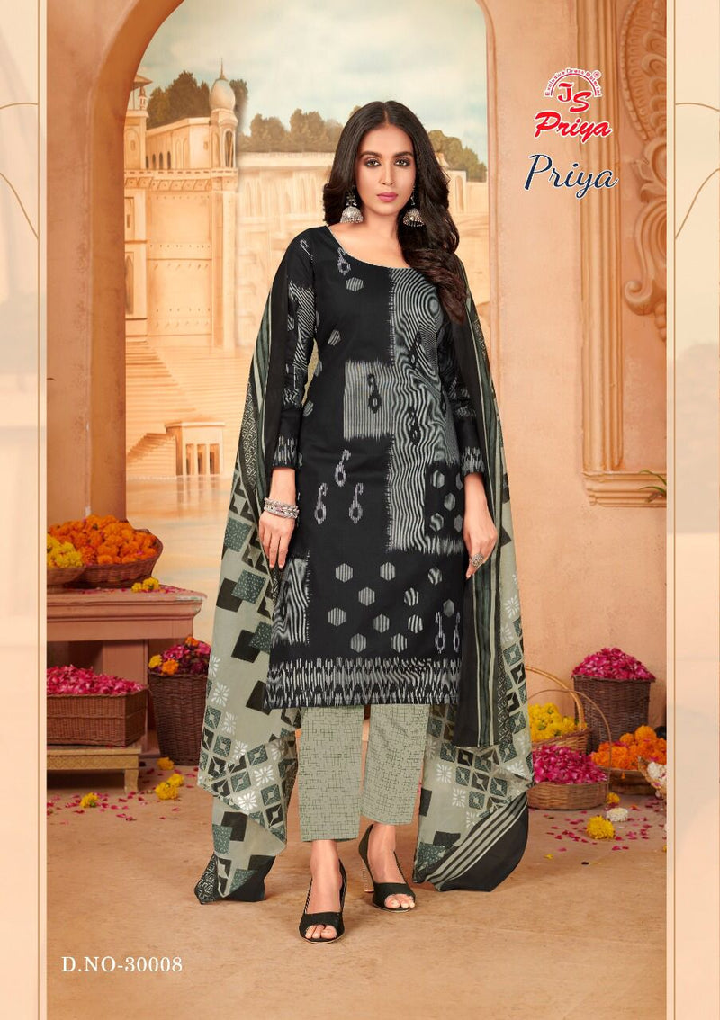 Js Priya Vol 30 Pure Cotton Printed Casual Daily Wear Salwar Suit
