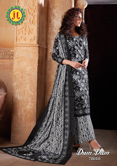 Jt Suits Dum Dum Vol 70 Pure Cotton Casual Wear Salwar Suits