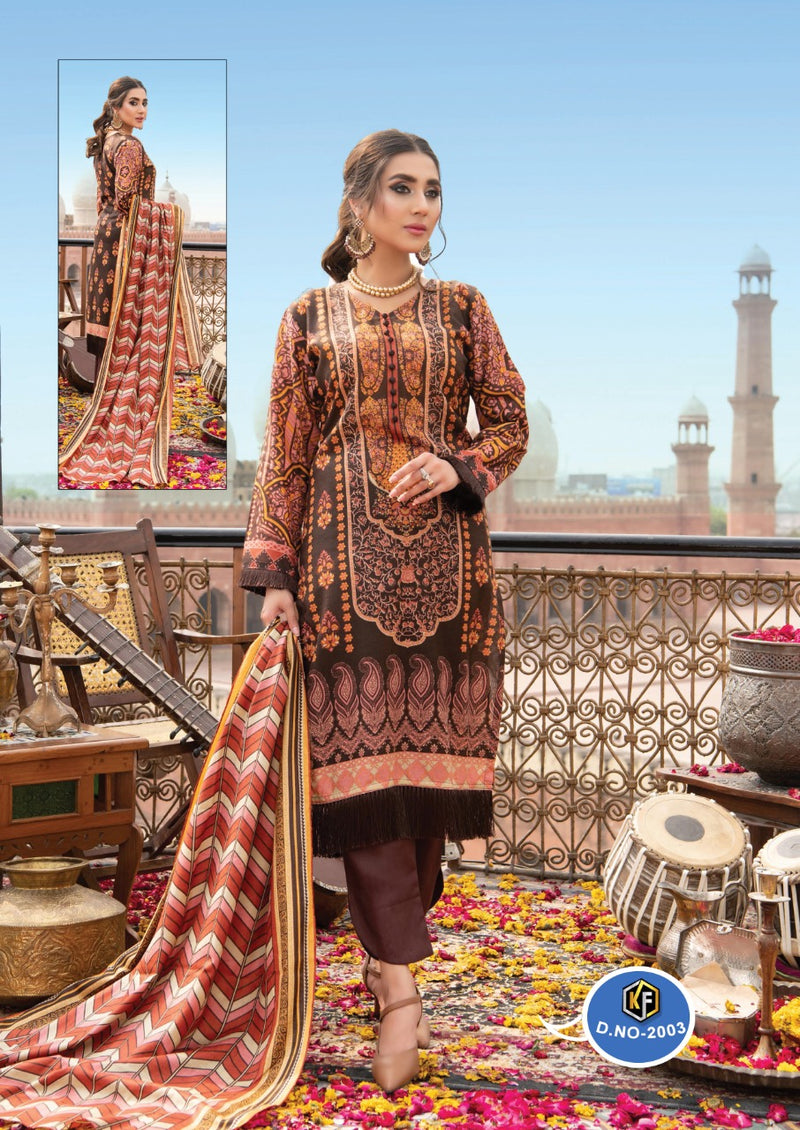 Keval Fashion K Kasha Vol 2 Pure Cotton With Fancy Work Stylish Designer Casual Salwar Kameez
