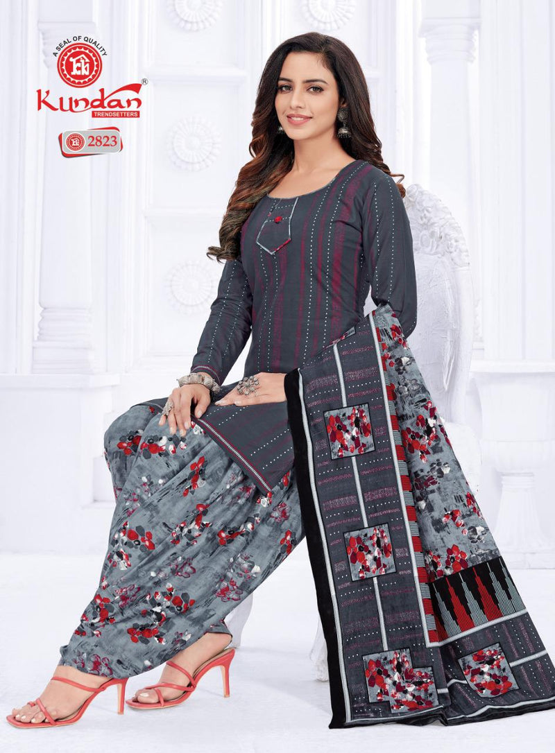 Kundan Tex K4u Vol 28 Cotton Patiyala Style Festive Wear Salwar Suits