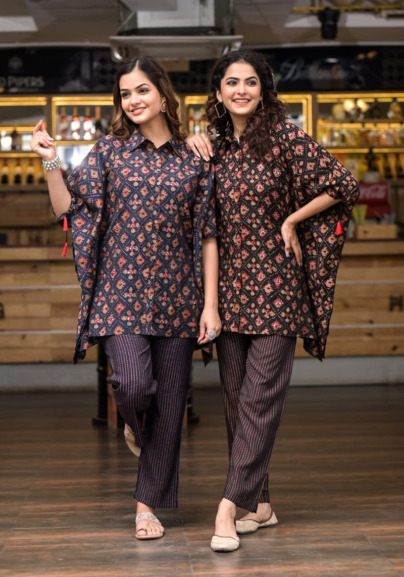 Mf Kaftan Style Muslin With Heavy Beautiful Work Stylish Designer Party Wear Fancy Kurti
