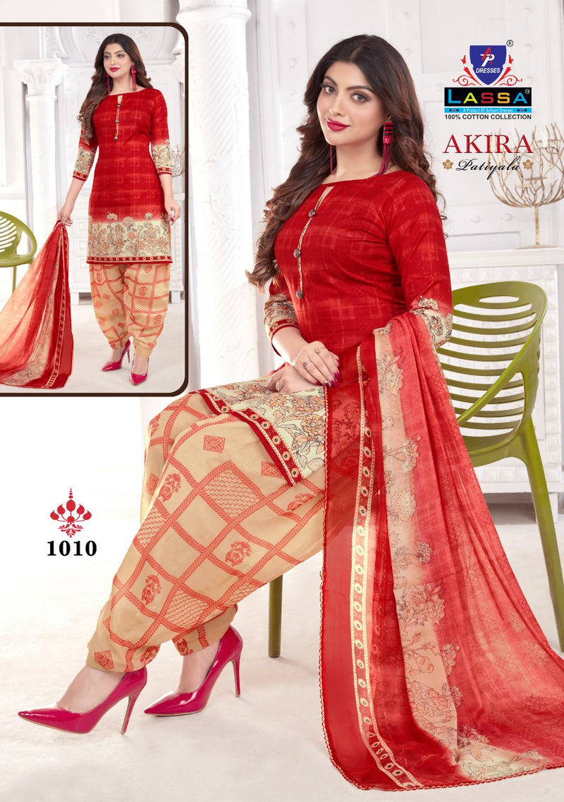 Arihant Cotton Lassa Akira Pure Cotton Printed Patiyala Style Festive Wear Salwar Suits