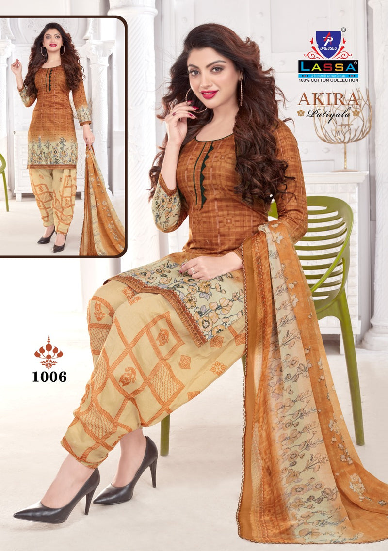Arihant Cotton Lassa Akira Pure Cotton Printed Patiyala Style Festive Wear Salwar Suits