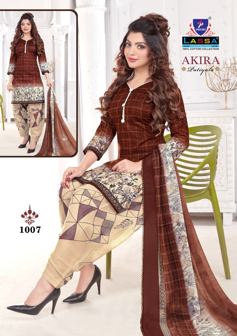Arihant Cotton Lassa Akira Pure Cotton Printed Patiyala Style Festive Wear Salwar Suits
