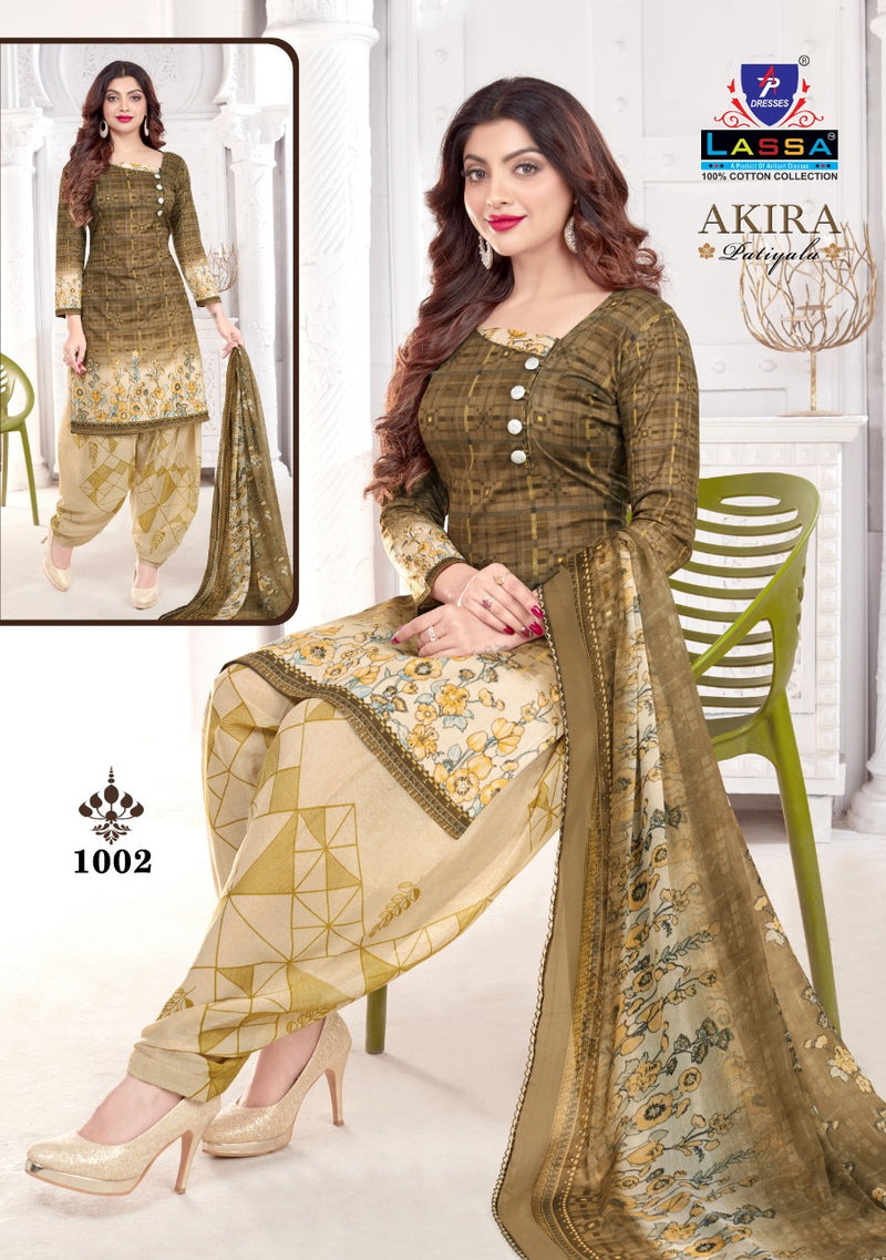 Arihant Cotton Lassa Akira Pure Cotton Printed Patiyala Style Festive Wear Salwar Suits