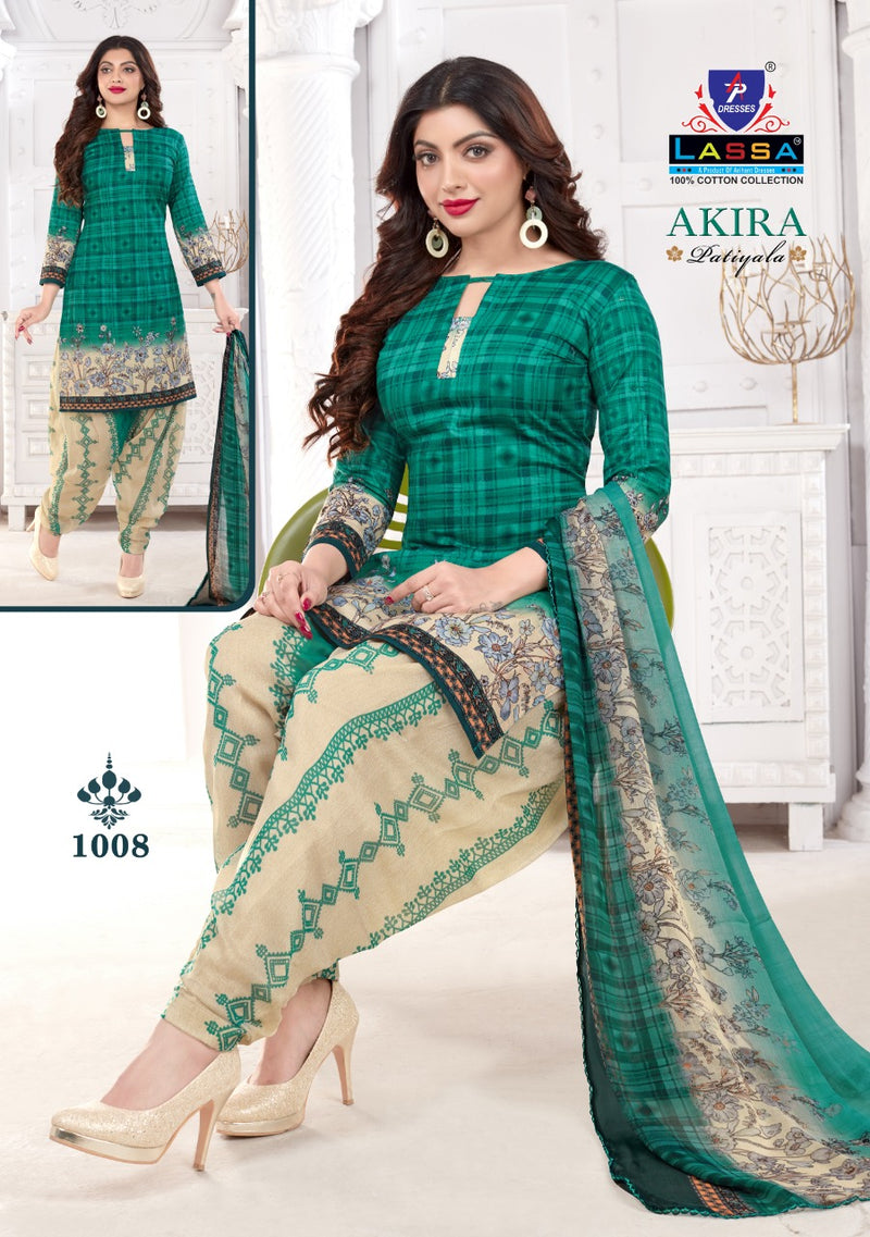 Arihant Cotton Lassa Akira Pure Cotton Printed Patiyala Style Festive Wear Salwar Suits