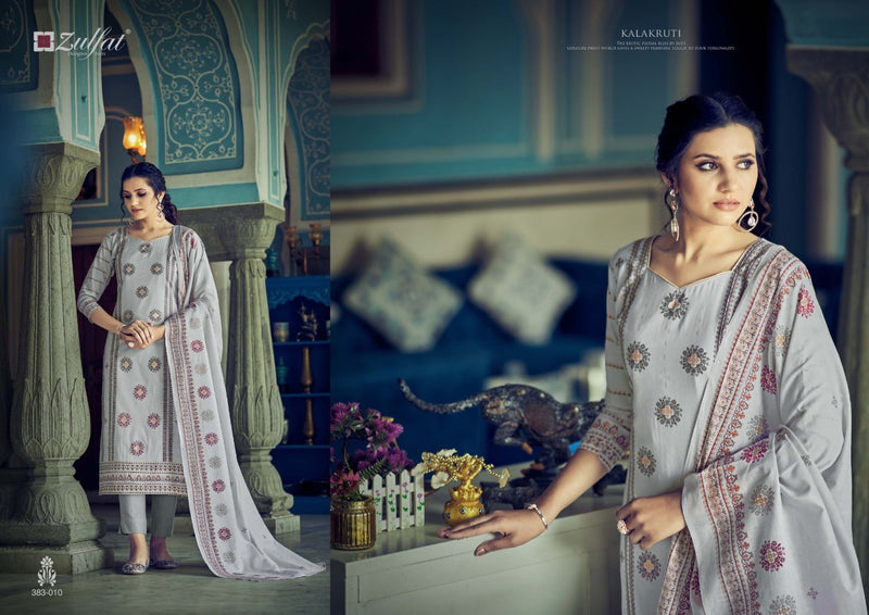 Zulfat Kalakrut Cotton Designer  Wear Stylish Salwar Kameez