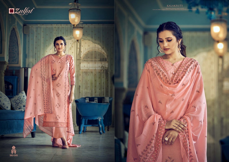 Zulfat Kalakrut Cotton Designer  Wear Stylish Salwar Kameez