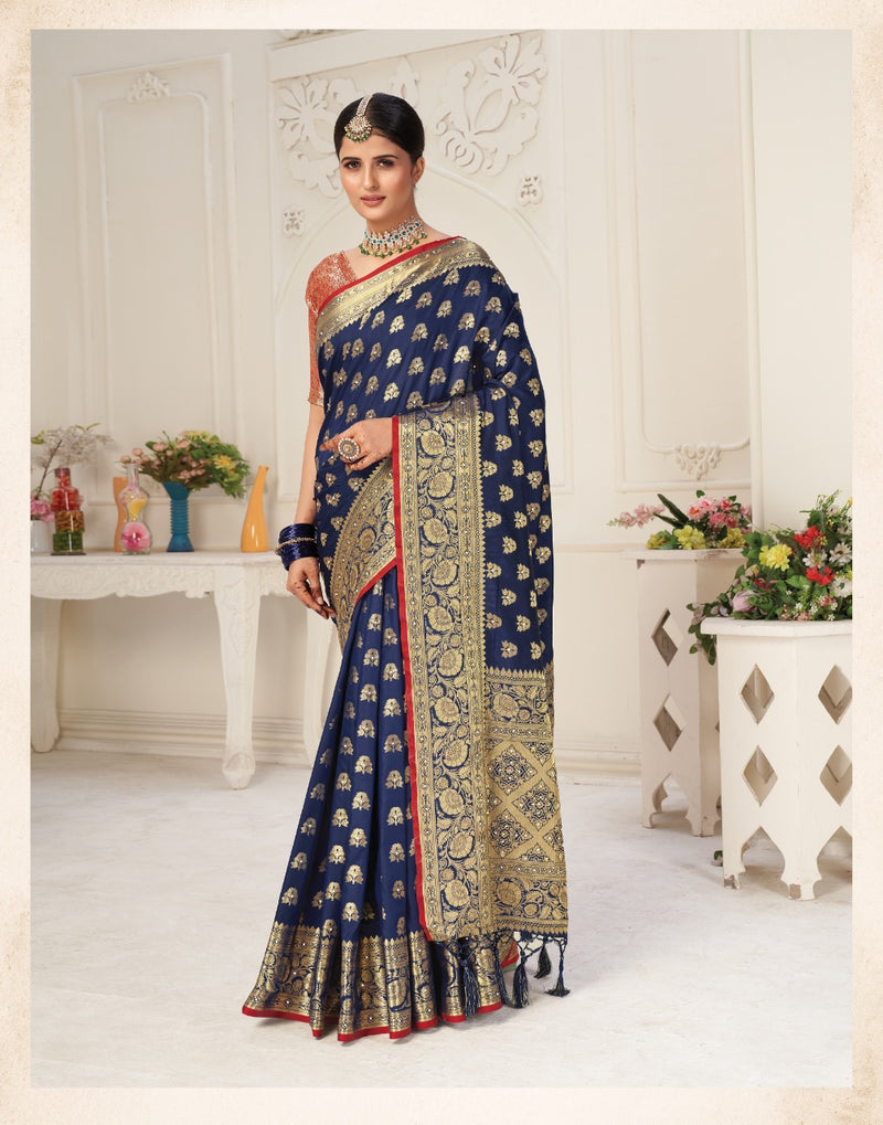 Sangam Print Kalavati Silk Exclusive Collections Of Party Wear Sarees