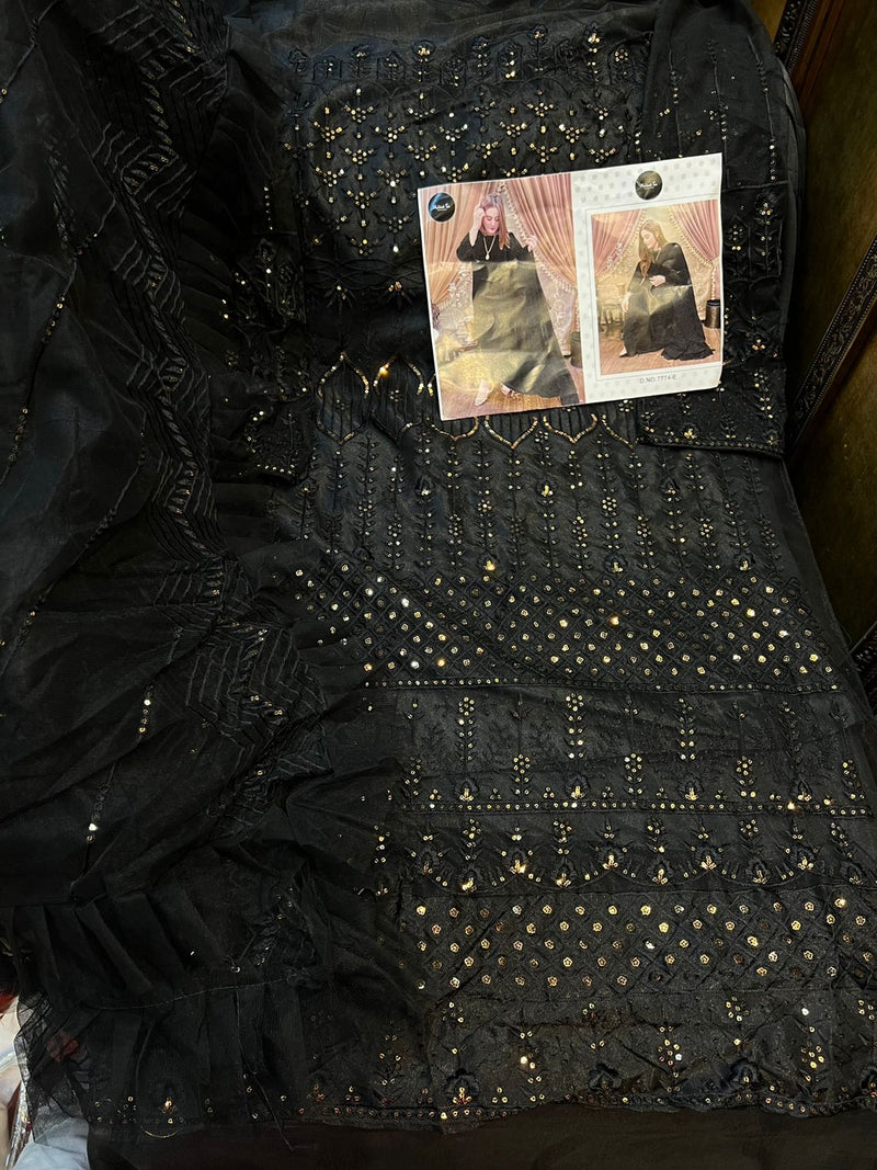 Mahboob Tex Kalamkar Vol 1 Net Heavy Pakistani Style Designer Party Wear Salwar Suits