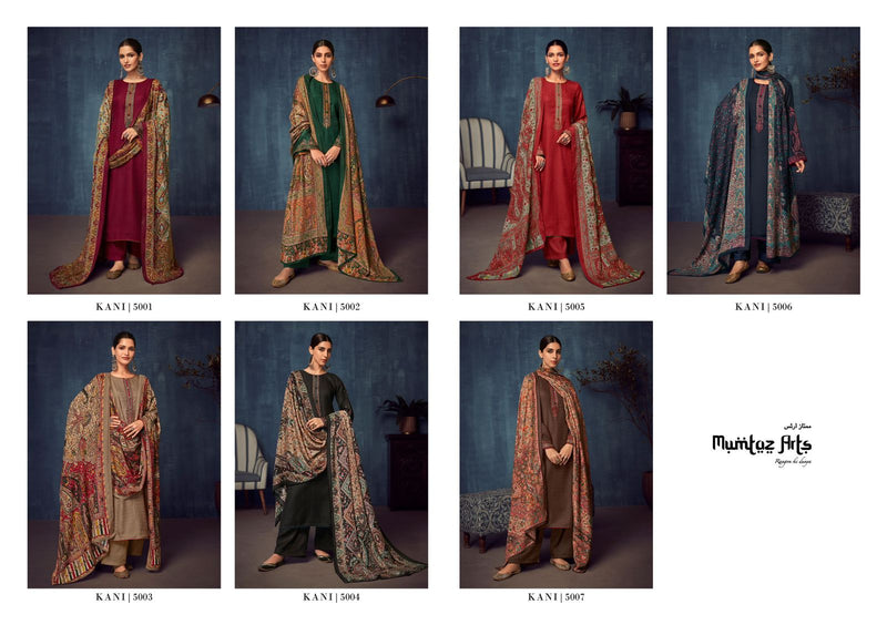 Mumtaz Kani Pashmina Digital Print With Fancy Embroidery Work Stylish Designer Salwar Kameez