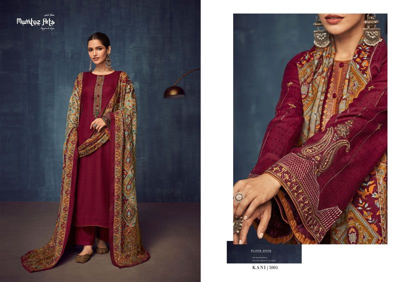Mumtaz Kani Pashmina Digital Print With Fancy Embroidery Work Stylish Designer Salwar Kameez