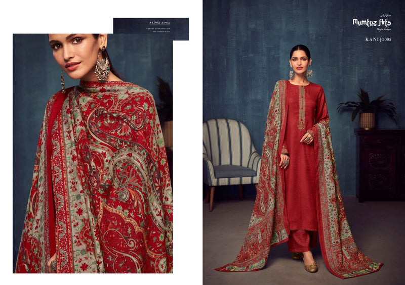 Mumtaz Kani Pashmina Digital Print With Fancy Embroidery Work Stylish Designer Salwar Kameez