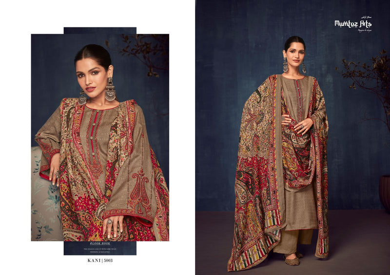 Mumtaz Kani Pashmina Digital Print With Fancy Embroidery Work Stylish Designer Salwar Kameez
