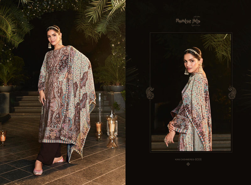 Mumtaz Arts Kani Cashmere Velvet With Digital Print Work Stylish Designer Salwar Kameez