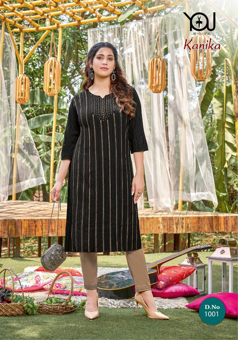 Wanna Kanika Rayon Lining Fancy Festive Wear Kurtis With Bottom
