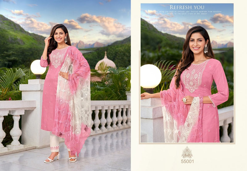 Kapil Trendz Kanika Rayon With Heavy Fancy Work Stylish Designer Fancy Wear Kurti