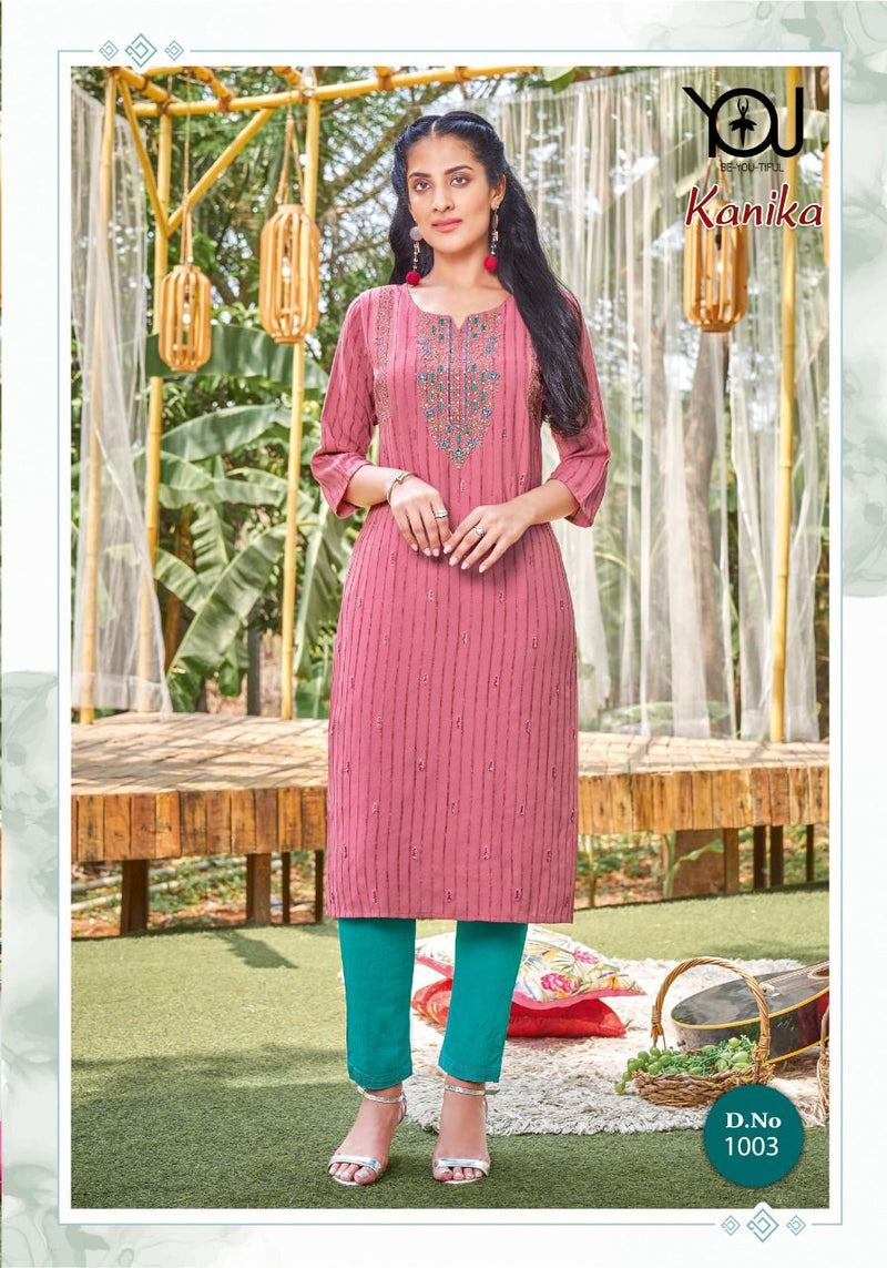 Wanna Kanika Rayon Lining Fancy Festive Wear Kurtis With Bottom