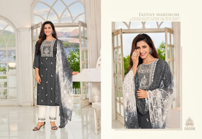 Kapil Trendz Kanika Rayon With Heavy Fancy Work Stylish Designer Fancy Wear Kurti