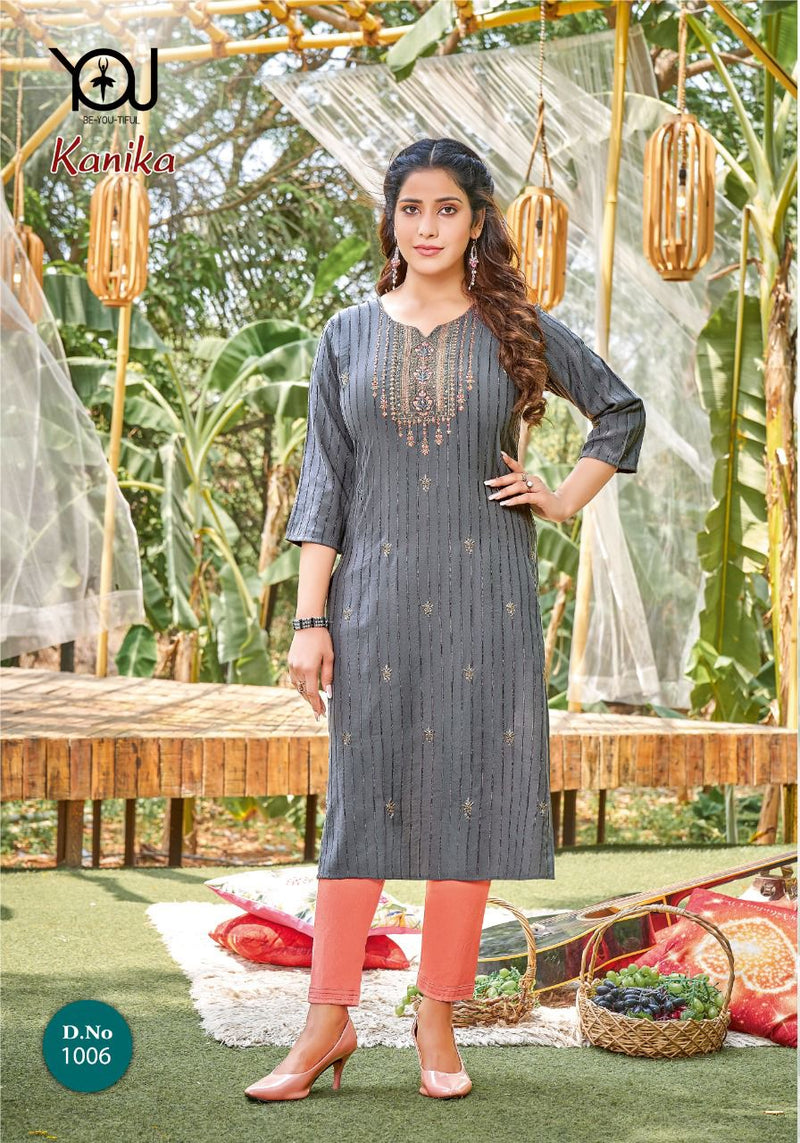 Wanna Kanika Rayon Lining Fancy Festive Wear Kurtis With Bottom