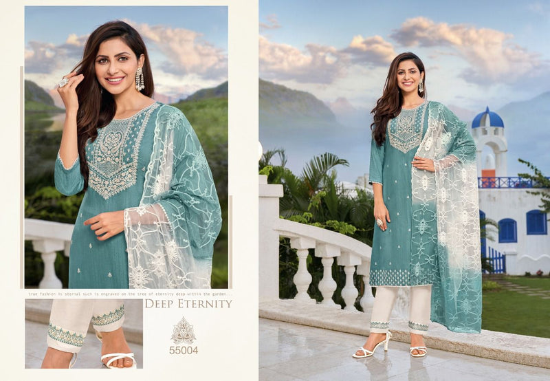 Kapil Trendz Kanika Rayon With Heavy Fancy Work Stylish Designer Fancy Wear Kurti