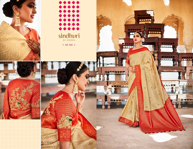 Kimora Fashion Kanjivaram Silk Exclusive Collections Of Heavy Designer Wedding Wear Sarees