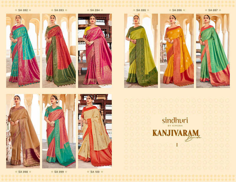 Kimora Fashion Kanjivaram Silk Exclusive Collections Of Heavy Designer Wedding Wear Sarees
