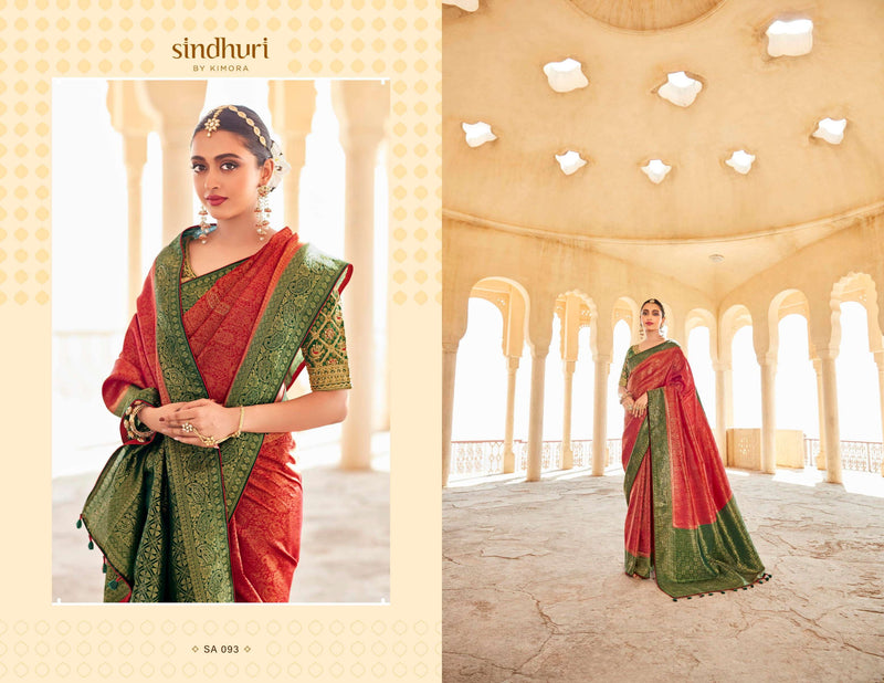 Kimora Fashion Kanjivaram Silk Exclusive Collections Of Heavy Designer Wedding Wear Sarees