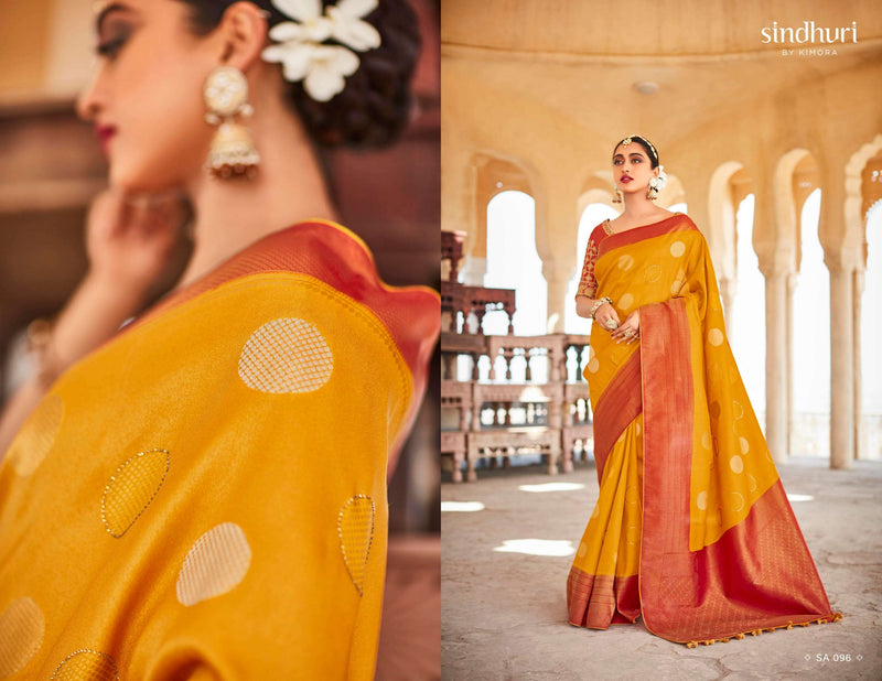 Kimora Fashion Kanjivaram Silk Exclusive Collections Of Heavy Designer Wedding Wear Sarees