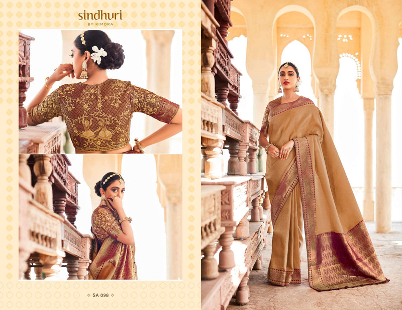 Kimora Fashion Kanjivaram Silk Exclusive Collections Of Heavy Designer Wedding Wear Sarees