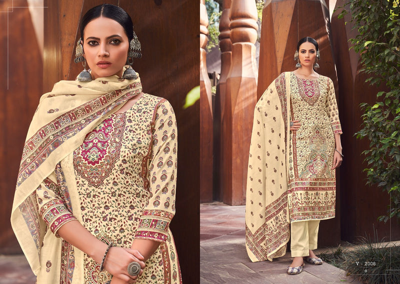 Viona Suits Kanni Cotton Jam Satin Party Wear Salwar Suits With Digital Prints