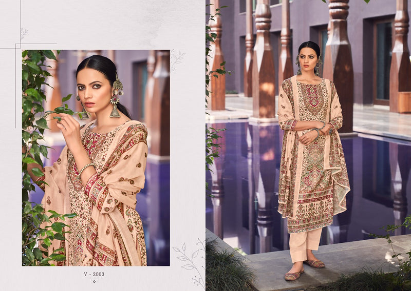 Viona Suits Kanni Cotton Jam Satin Party Wear Salwar Suits With Digital Prints