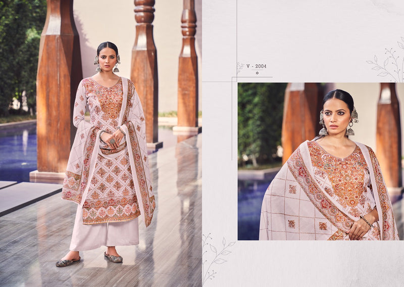 Viona Suits Kanni Cotton Jam Satin Party Wear Salwar Suits With Digital Prints