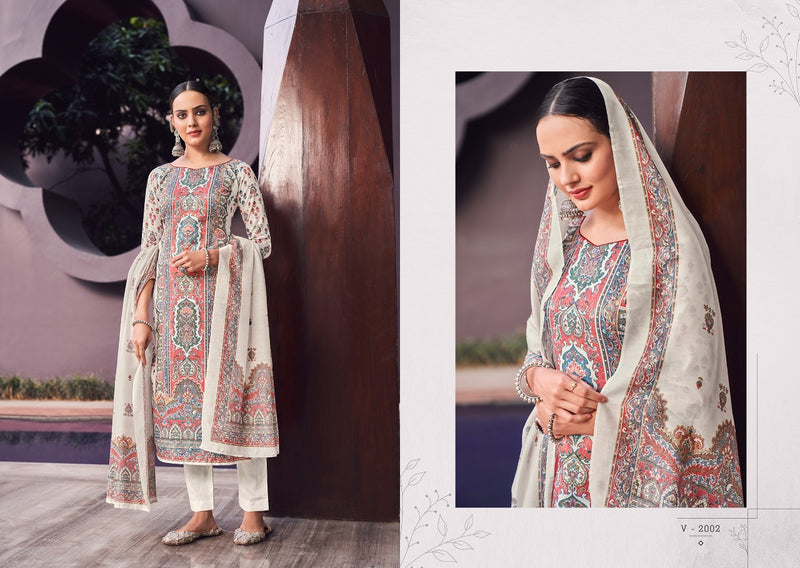 Viona Suits Kanni Cotton Jam Satin Party Wear Salwar Suits With Digital Prints