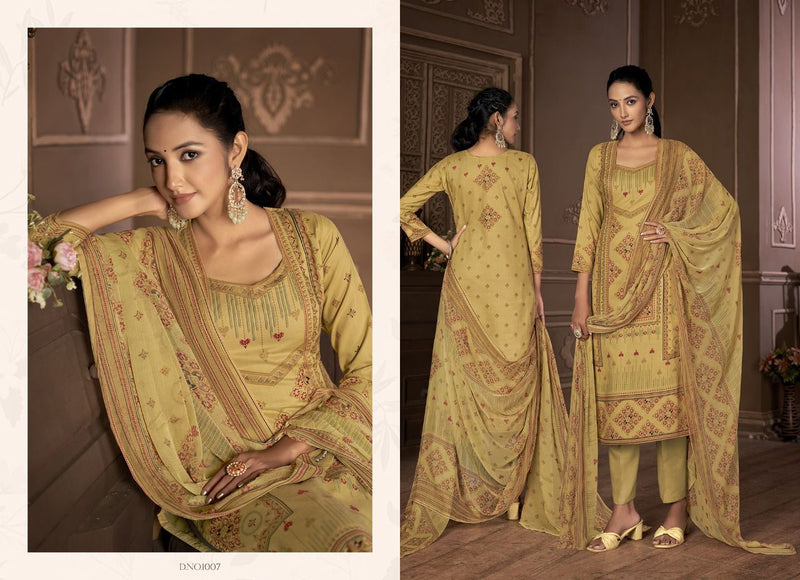 Shiv Gori Silk Mills Karina Cambric Cotton Digital Printed Party Wear Salwar Suits