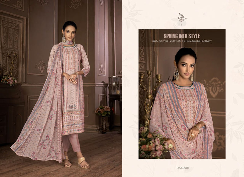 Shiv Gori Silk Mills Karina Cambric Cotton Digital Printed Party Wear Salwar Suits