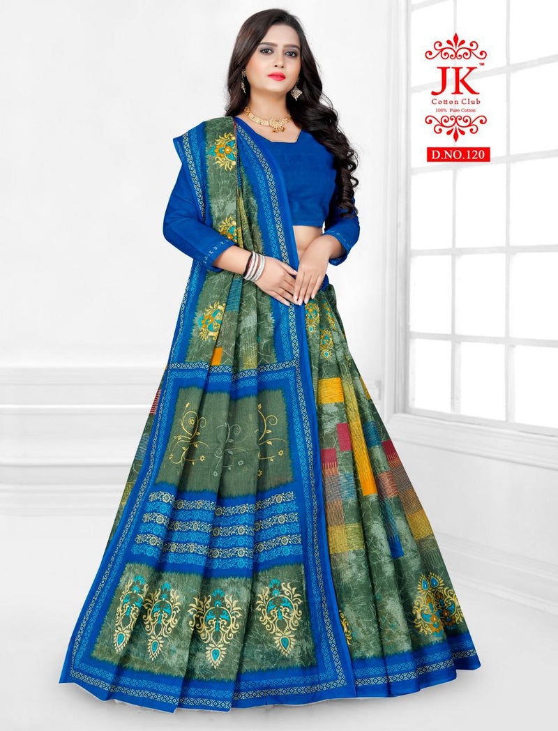 Jk Cotton Club Karishma Vol 1 Fancy Stylish Cotton Printed Casual Wear Sarees